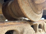 Undercarriage with Left Track Rollers