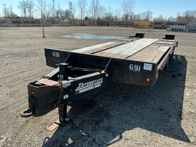 2007 Interstate 20DT 25 ft T/A Equipment Trailer