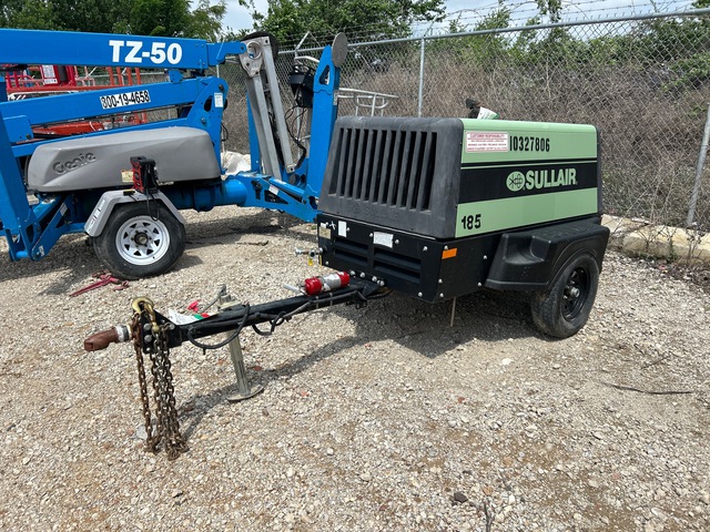 2021 (unverified) Sullair 185DPQ 185 cfm Mobile Air Compressor 2021 (unverified) Sullair 185DPQ 185 cfm Mobile Air Compressor