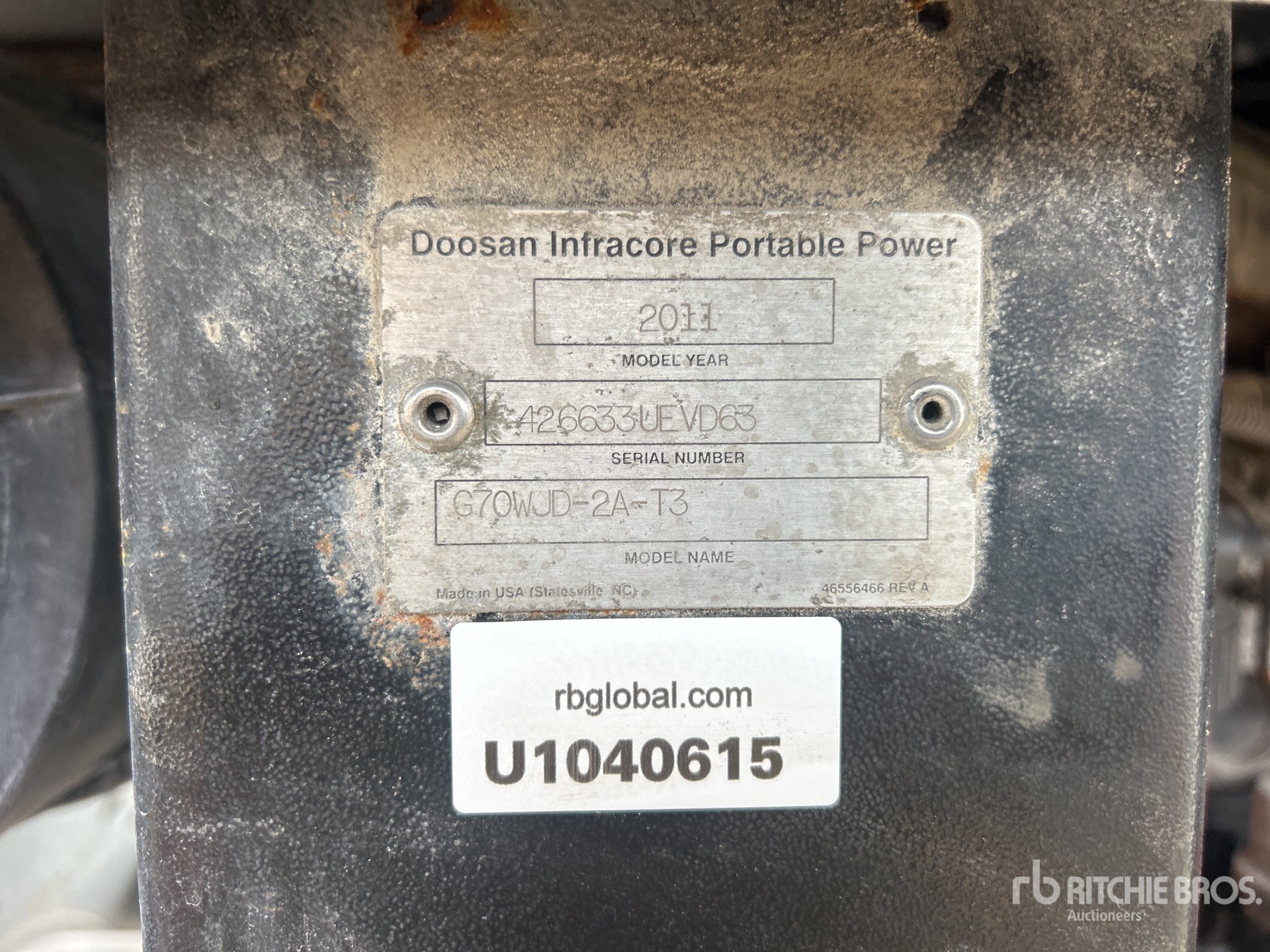2011 Doosan G70WJD-2A-T3