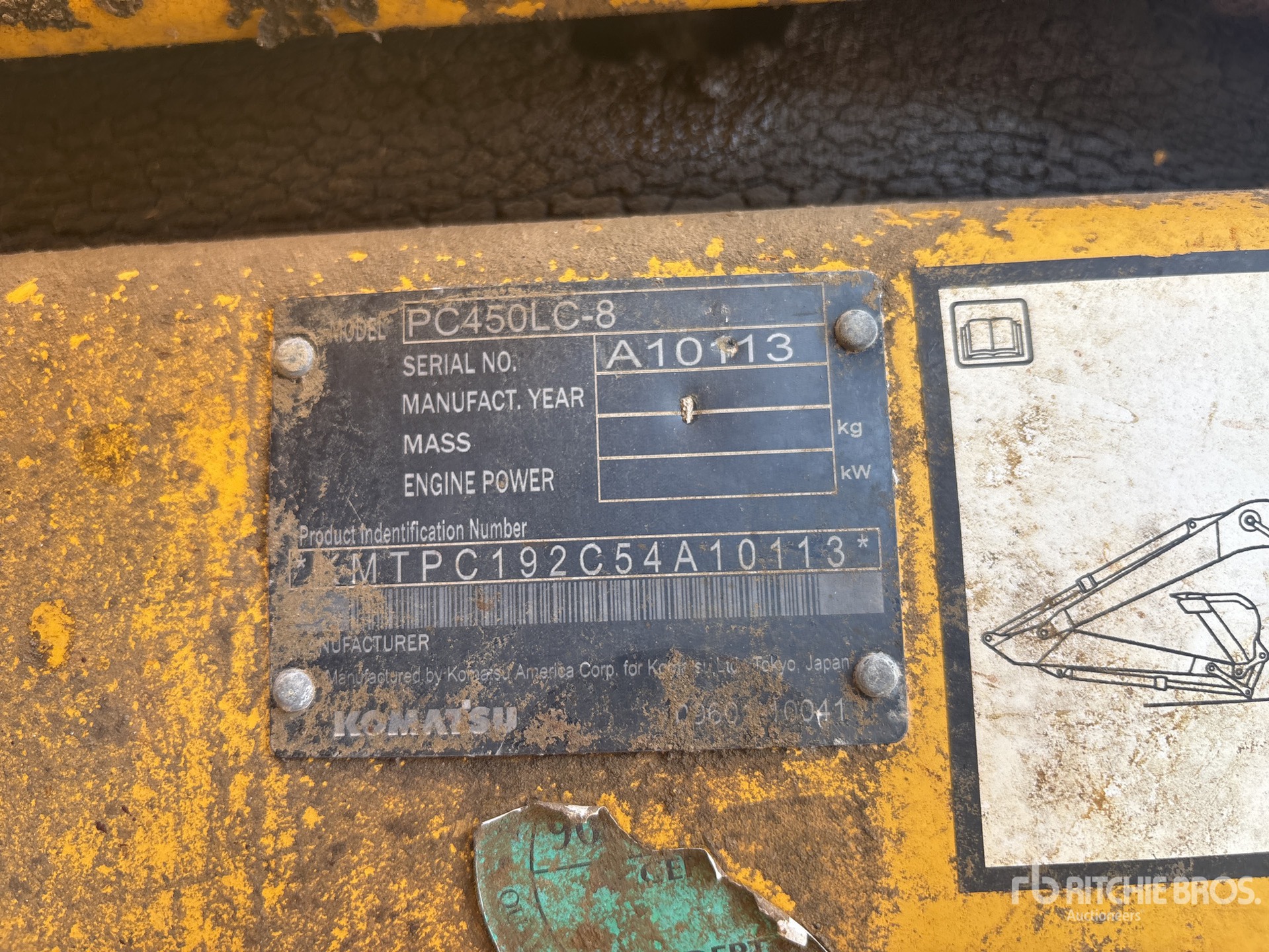 Photo of a 2010 Komatsu PC450LC-8