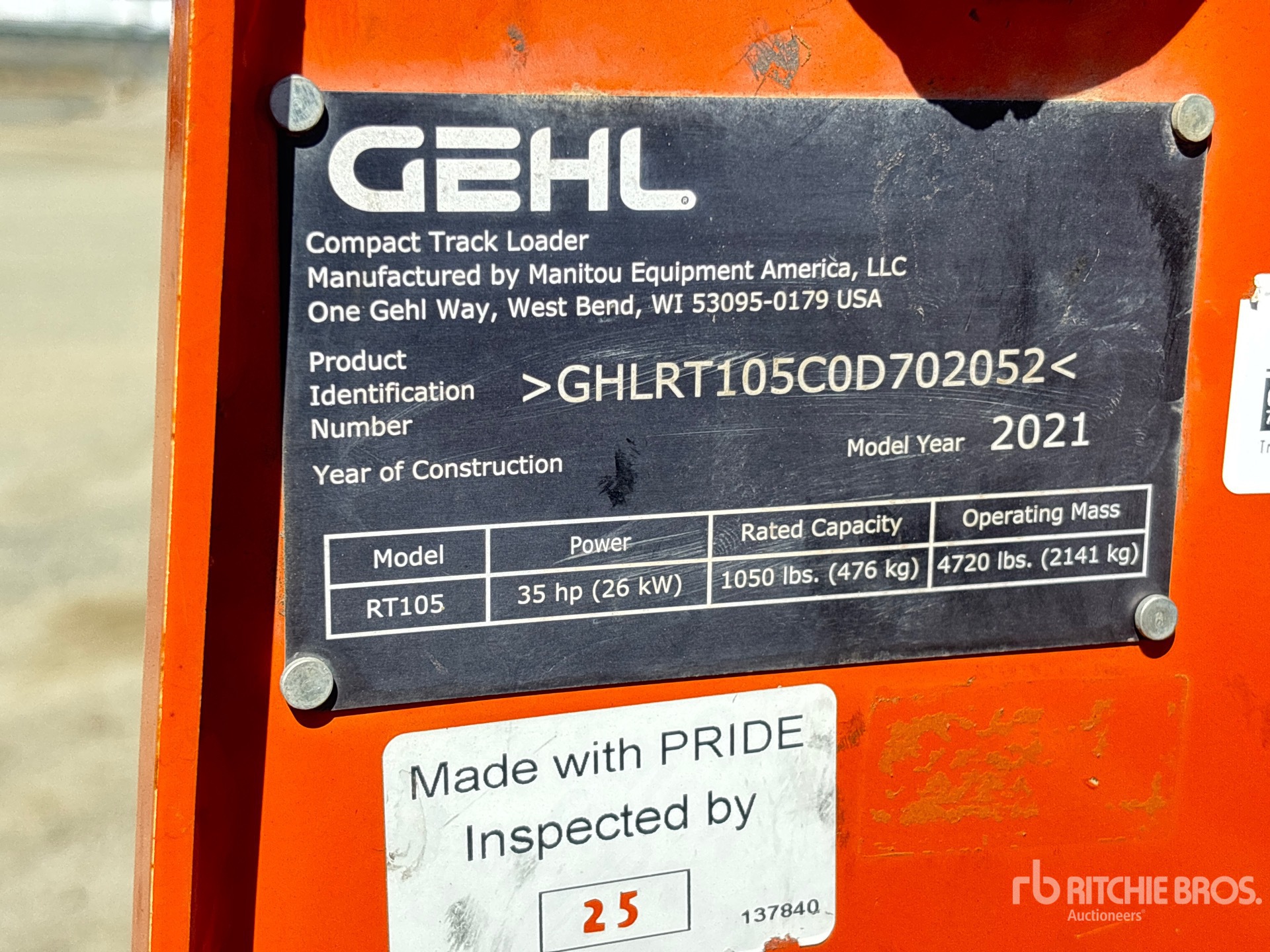 General Appearance with Seriennummer / FIN