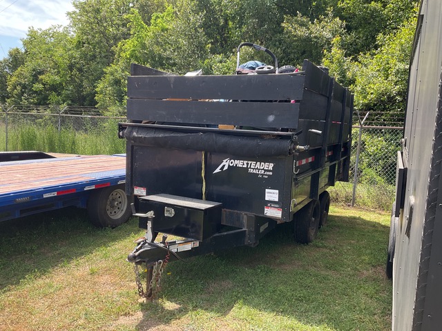 2022 Homesteader 12 ft T/A Dump Utility Trailer