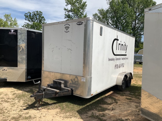 2022 Diamond 16 ft T/A Enclosed Trailer