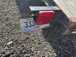 Trailer Chassis with License Plate Light Functional