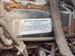 Engine with Emission Certification Label