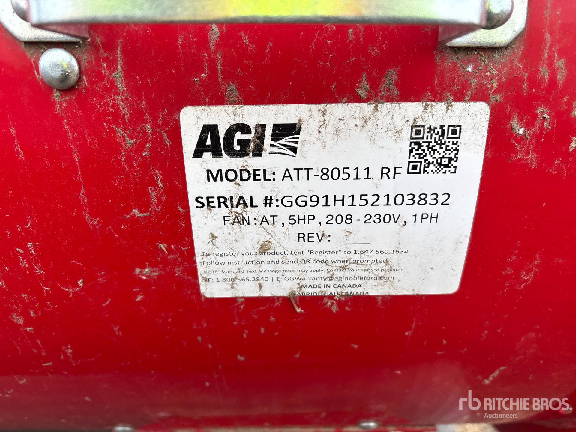 General Appearance with N.º de serie/VIN