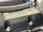 Engine with Emission Label