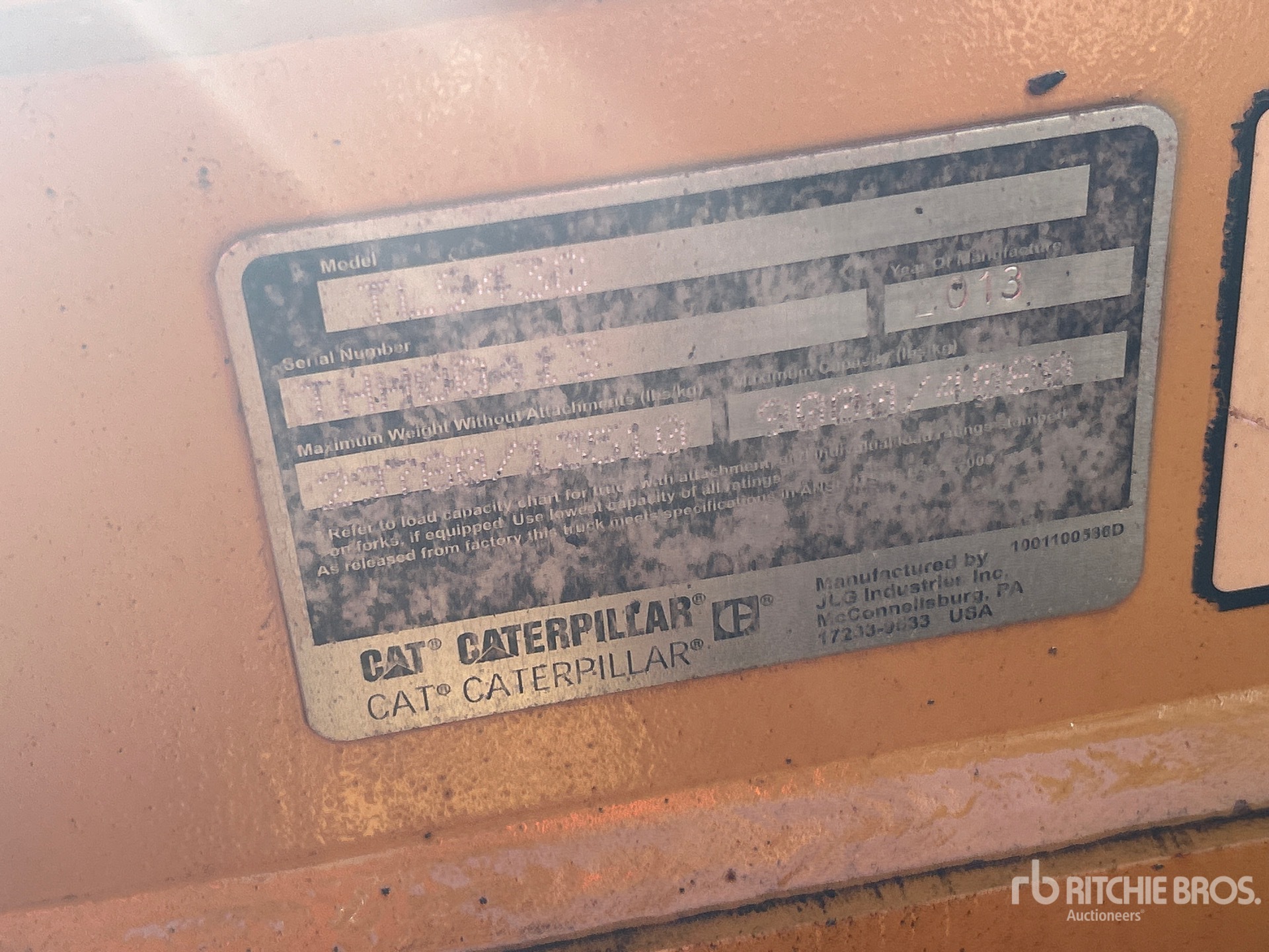 Photo of a 2013 Caterpillar TL943C
