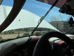 Cab with Windshield Wipers Operational