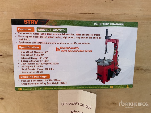 2026 STARVOX AD-TC24 Tire Changer