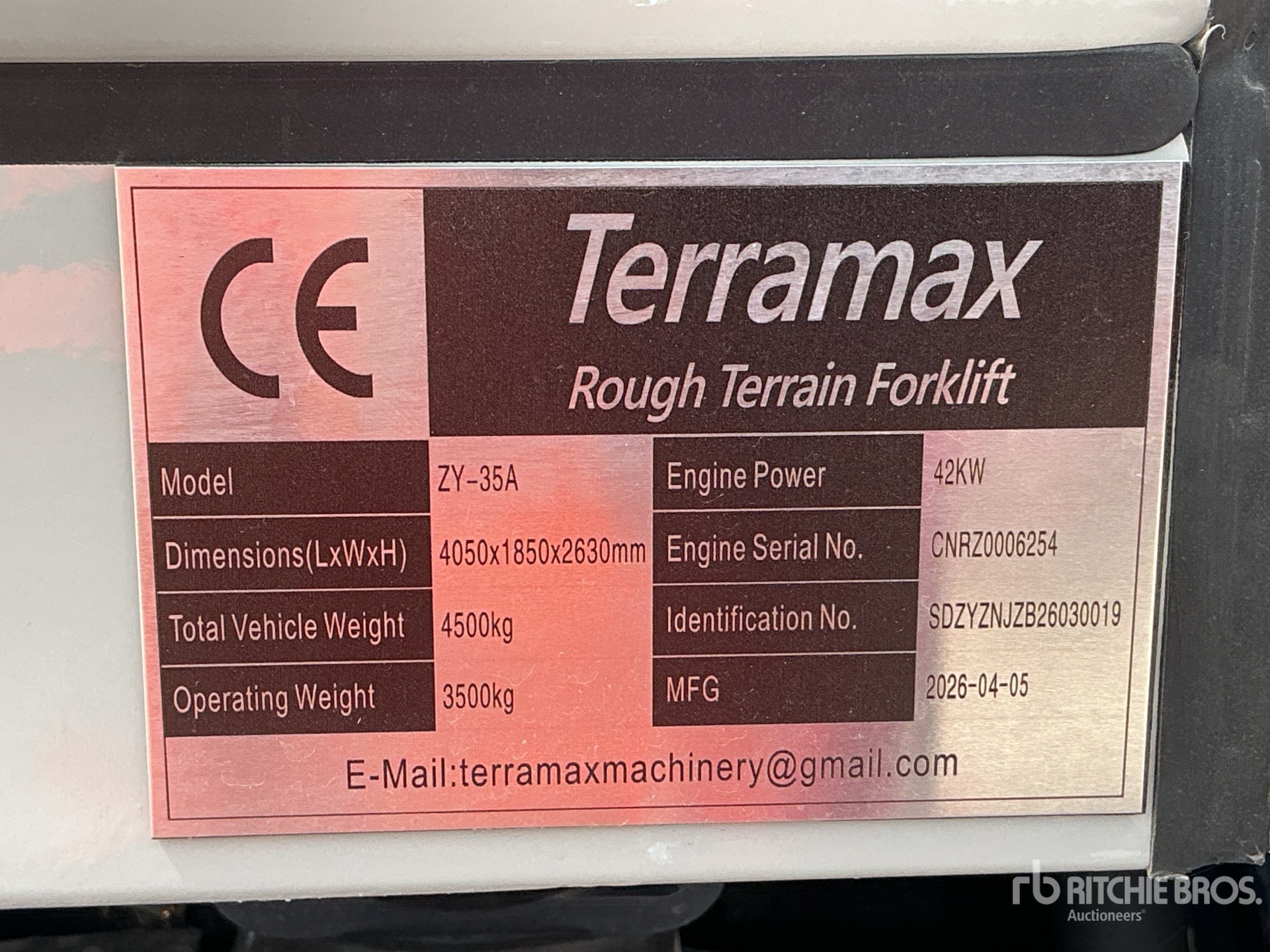 2026 TERRAMAX ZY-35A