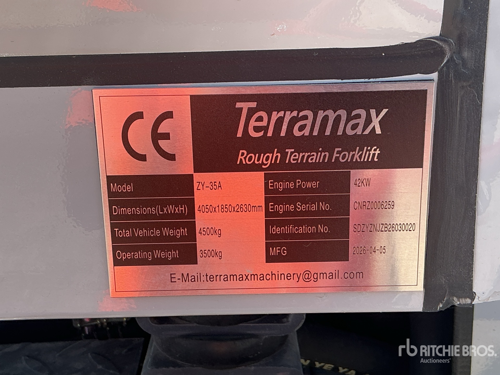 2026 TERRAMAX ZY-35A