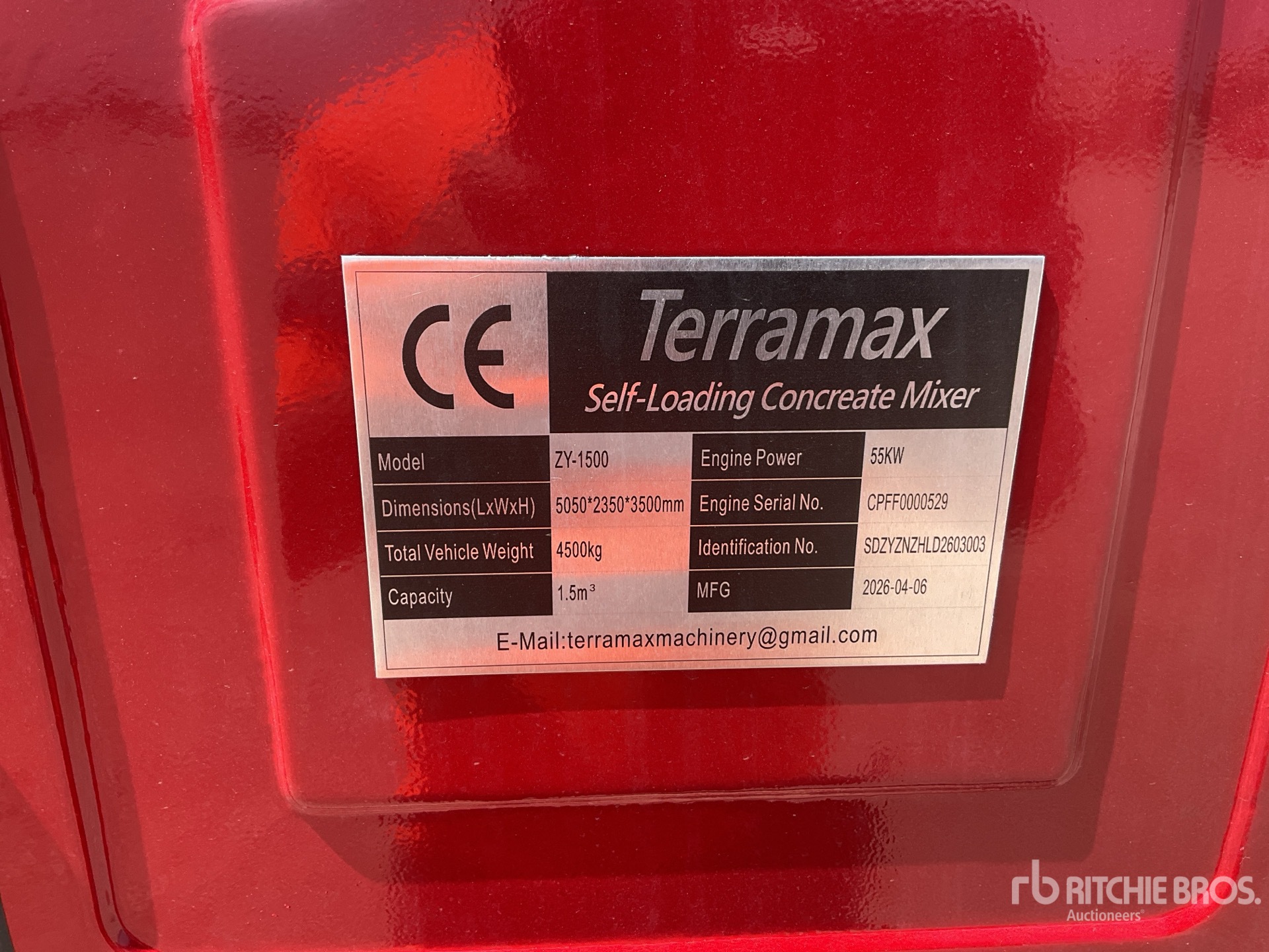 2026 TERRAMAX ZY-1500