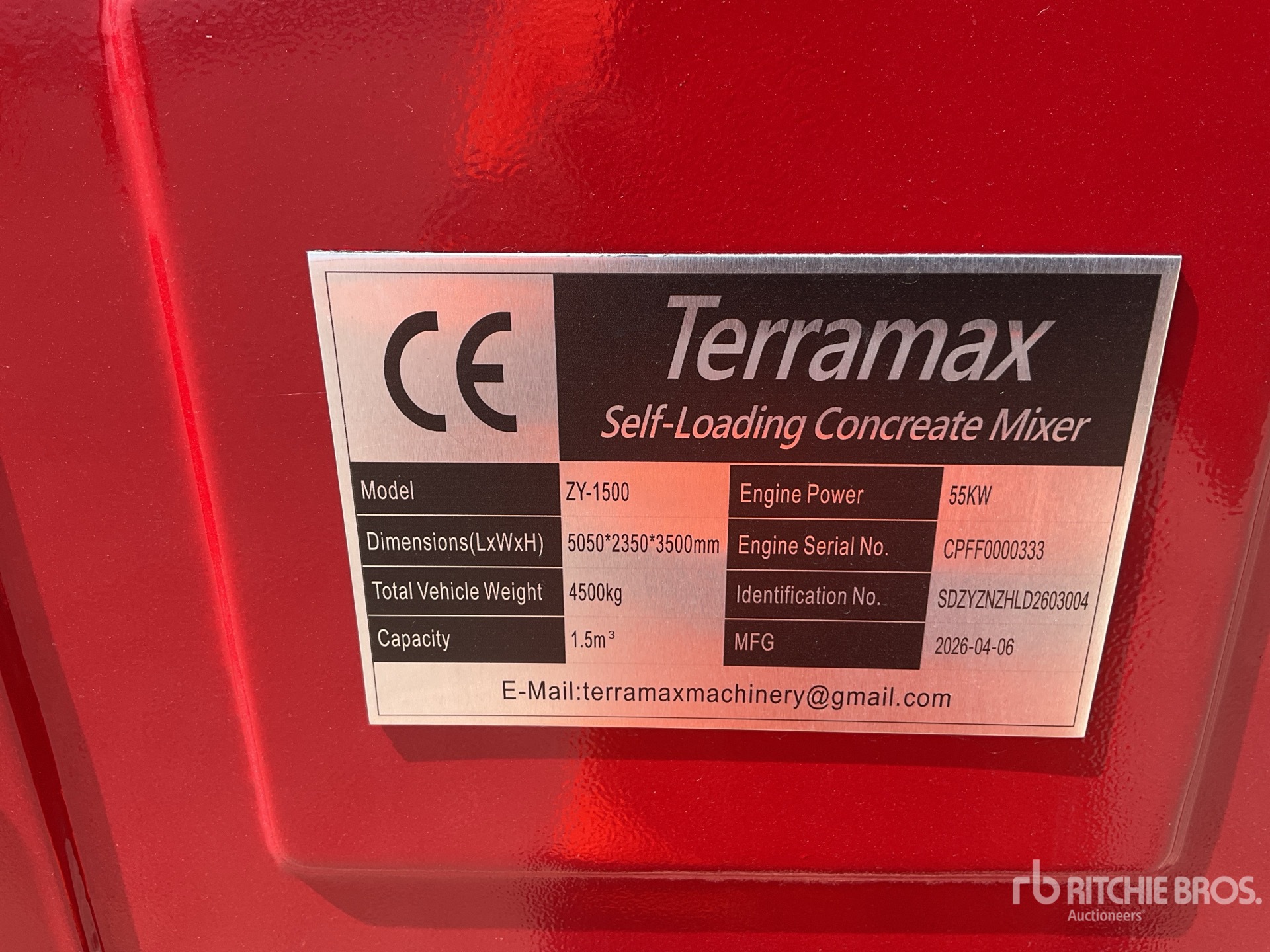 2026 TERRAMAX ZY-1500
