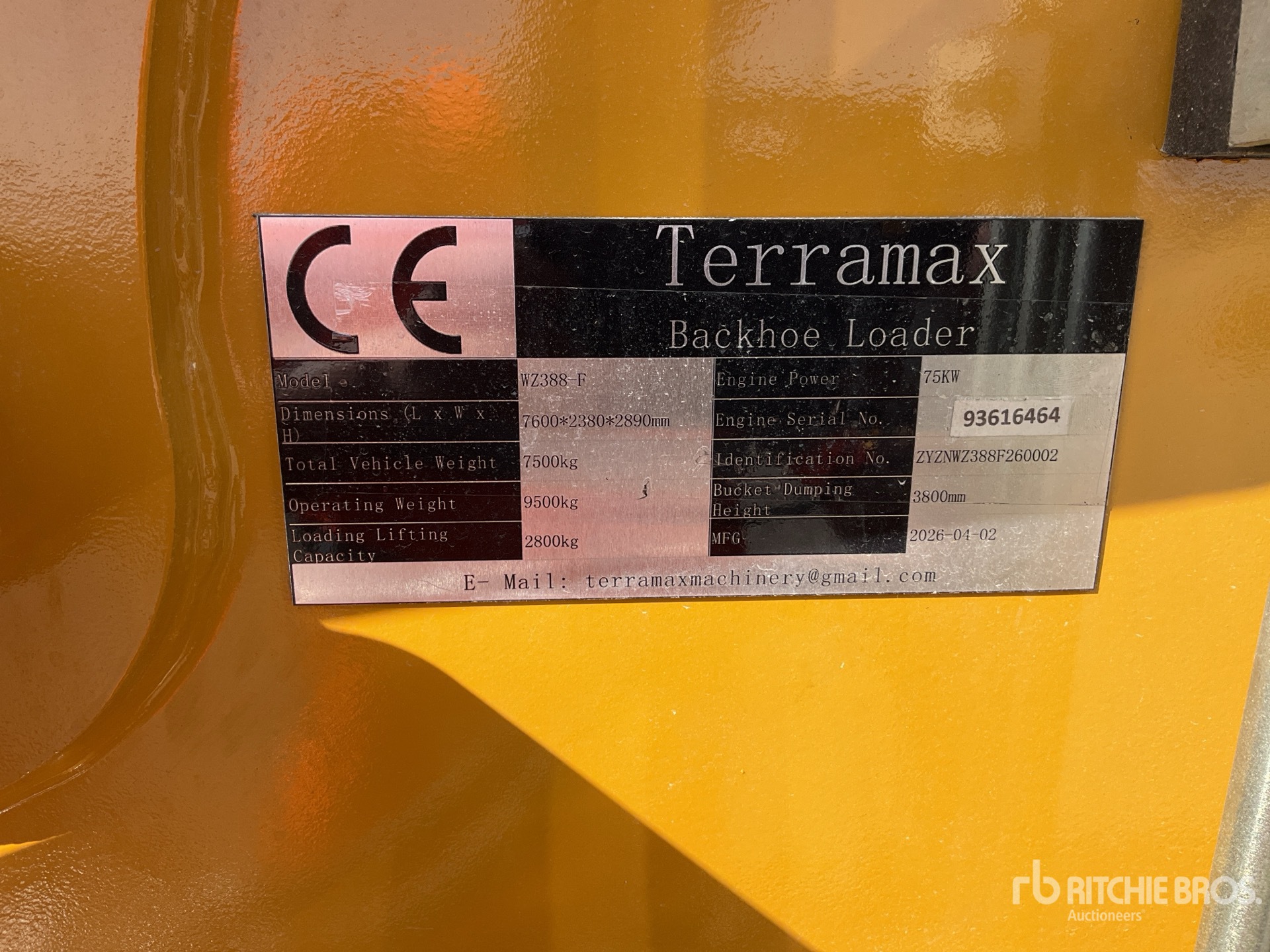 2026 TERRAMAX WZ388-F