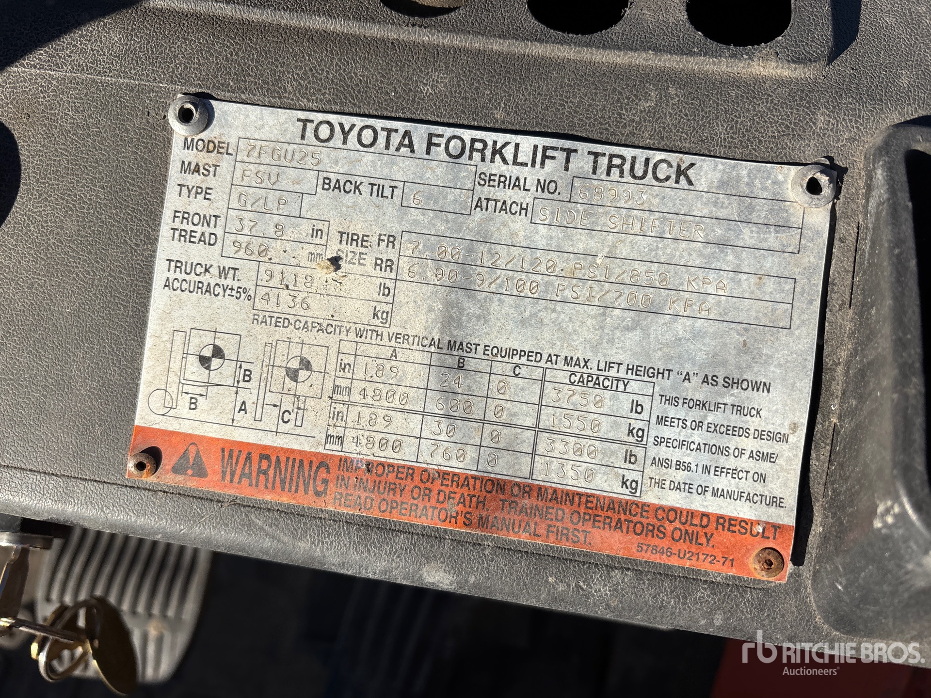 2003 Toyota 7FGU25