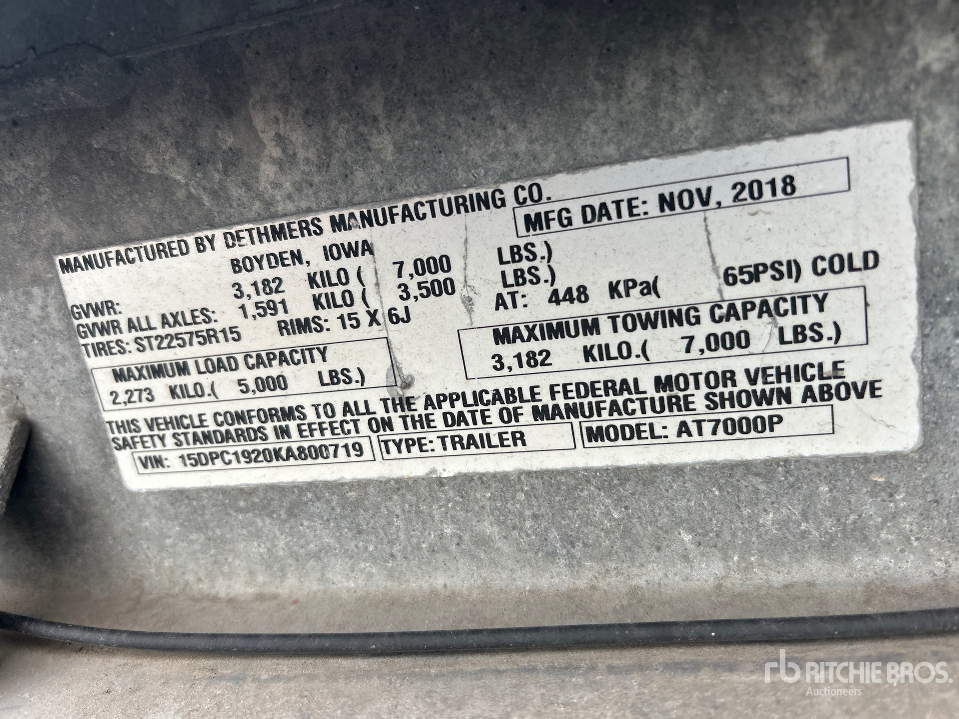 2019 Demco AT7000P