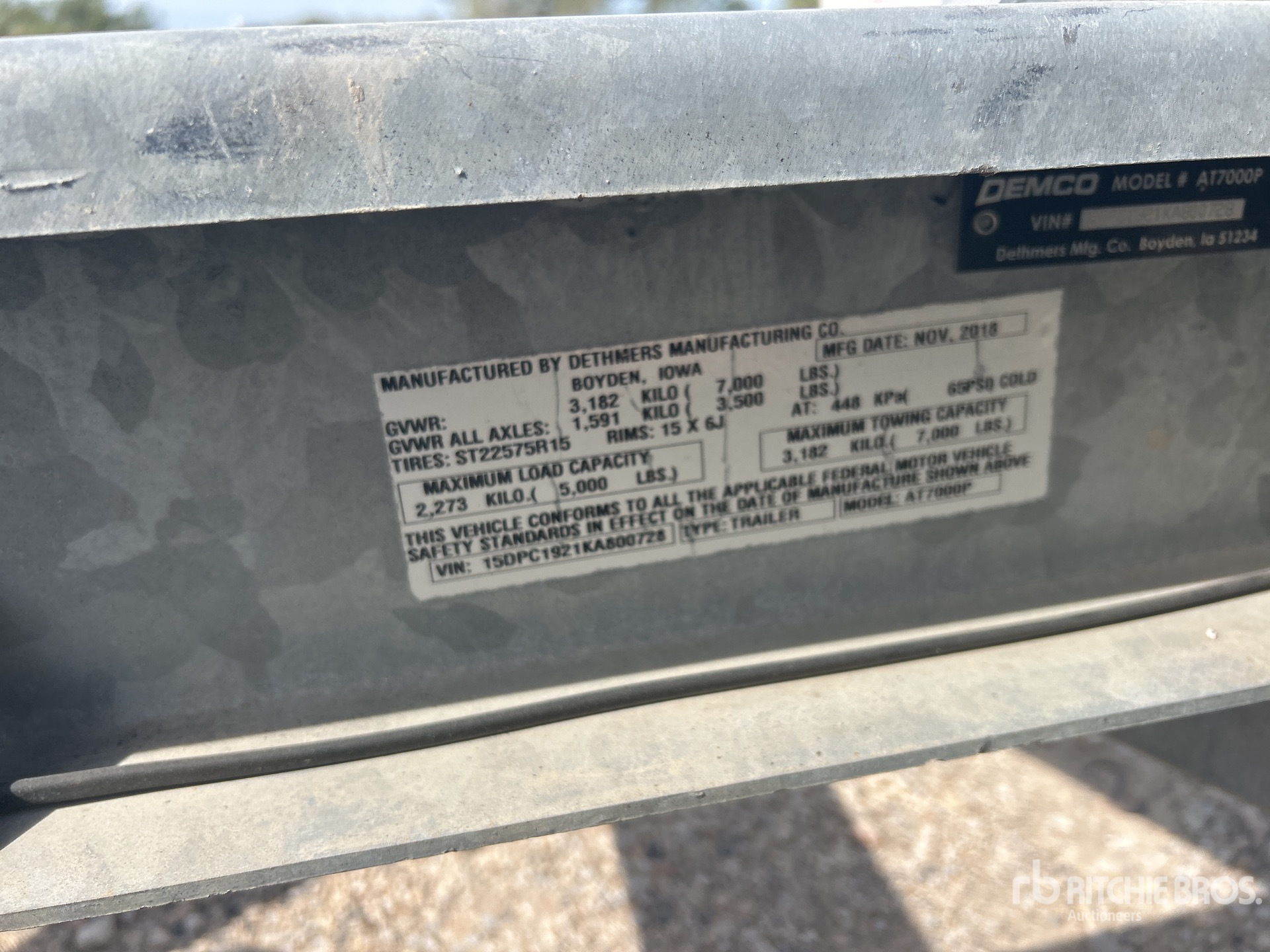 2019 Demco AT7000P