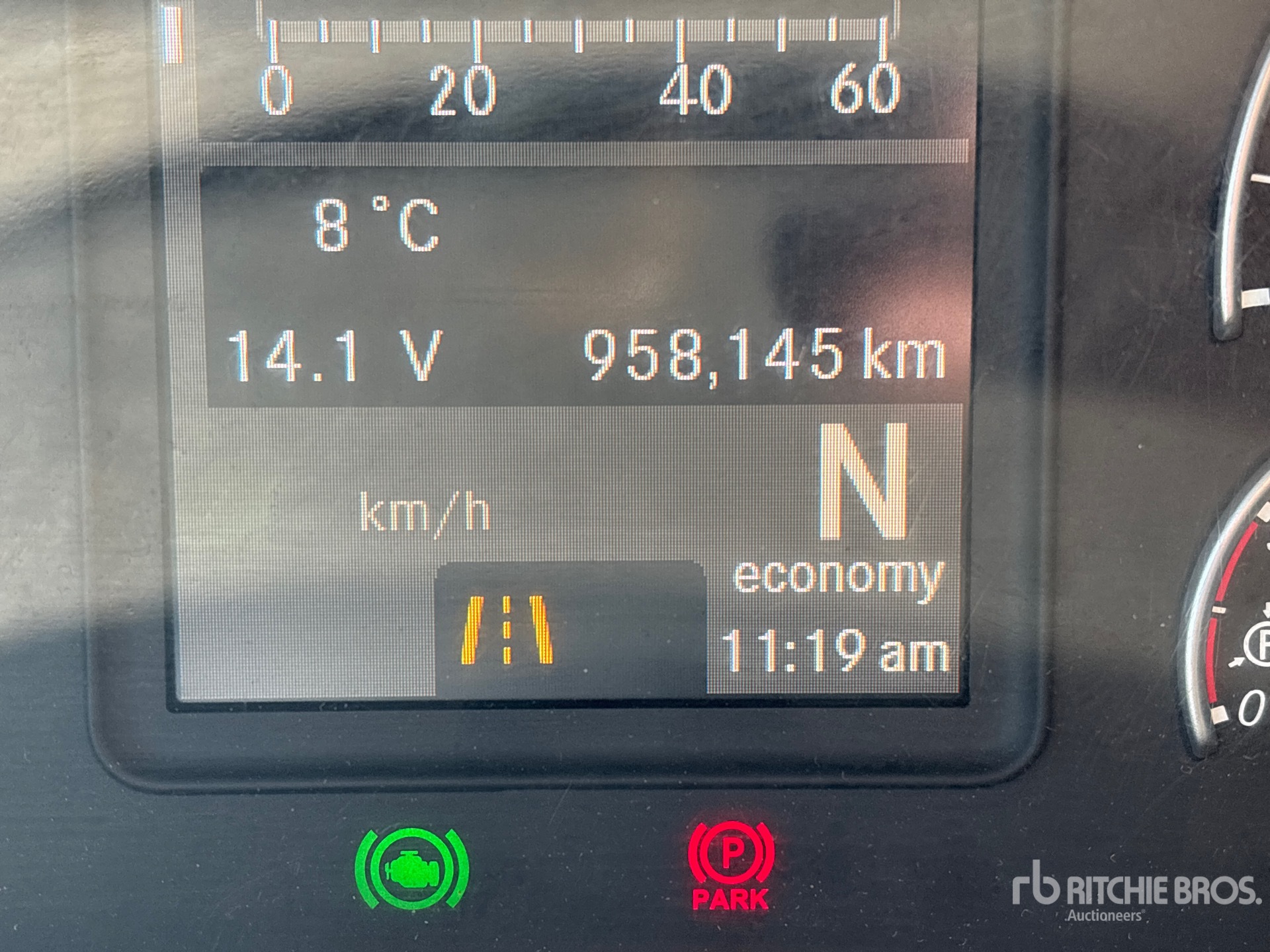 General Appearance with Hour Meter / Odometer