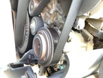Engine with A/C Compressor