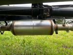 Motor with Diesel Particulate Filter