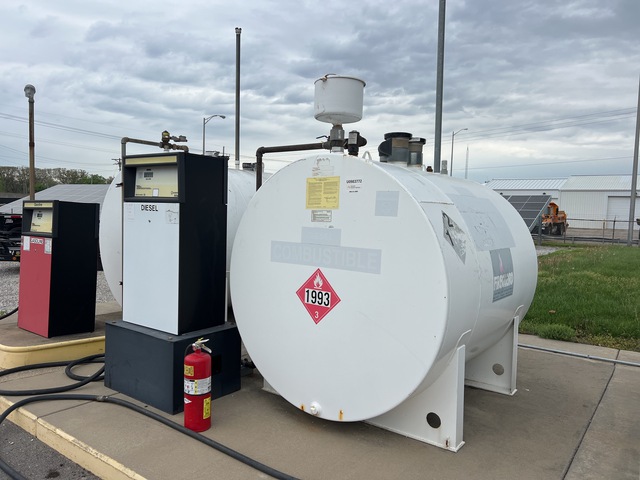 Steel Tank Institute Fireguard 1000 gal Skid Mounted Steel Diesel Fuel Tank