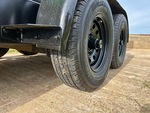 Trailer Chassis with Left Front Tire