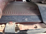 Engine with Emission Label