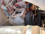 Engine with A/C Compressor