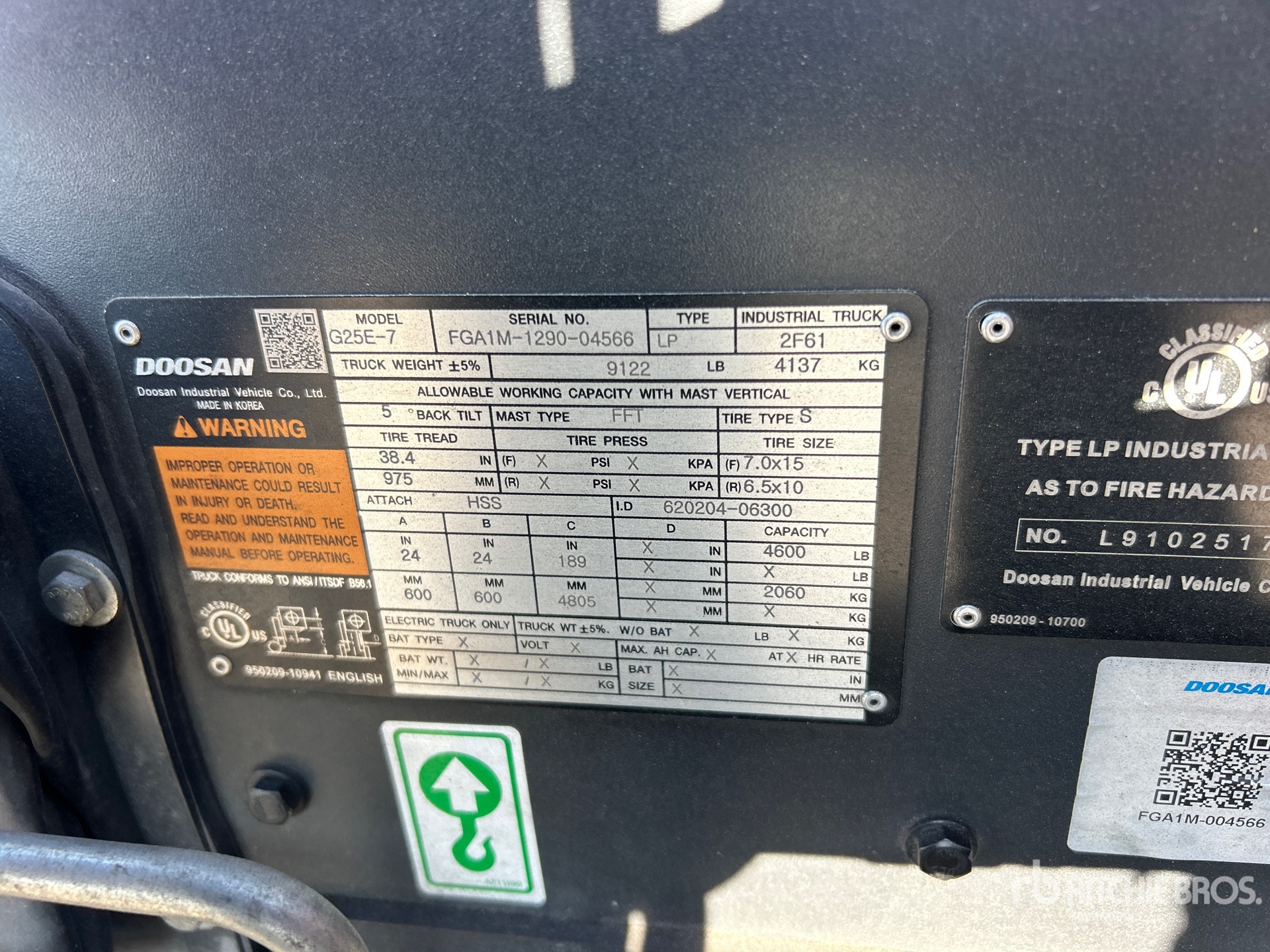 Photo of a 2025 Doosan G25E-7