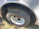 Underbody with Right Rear Drive Tires