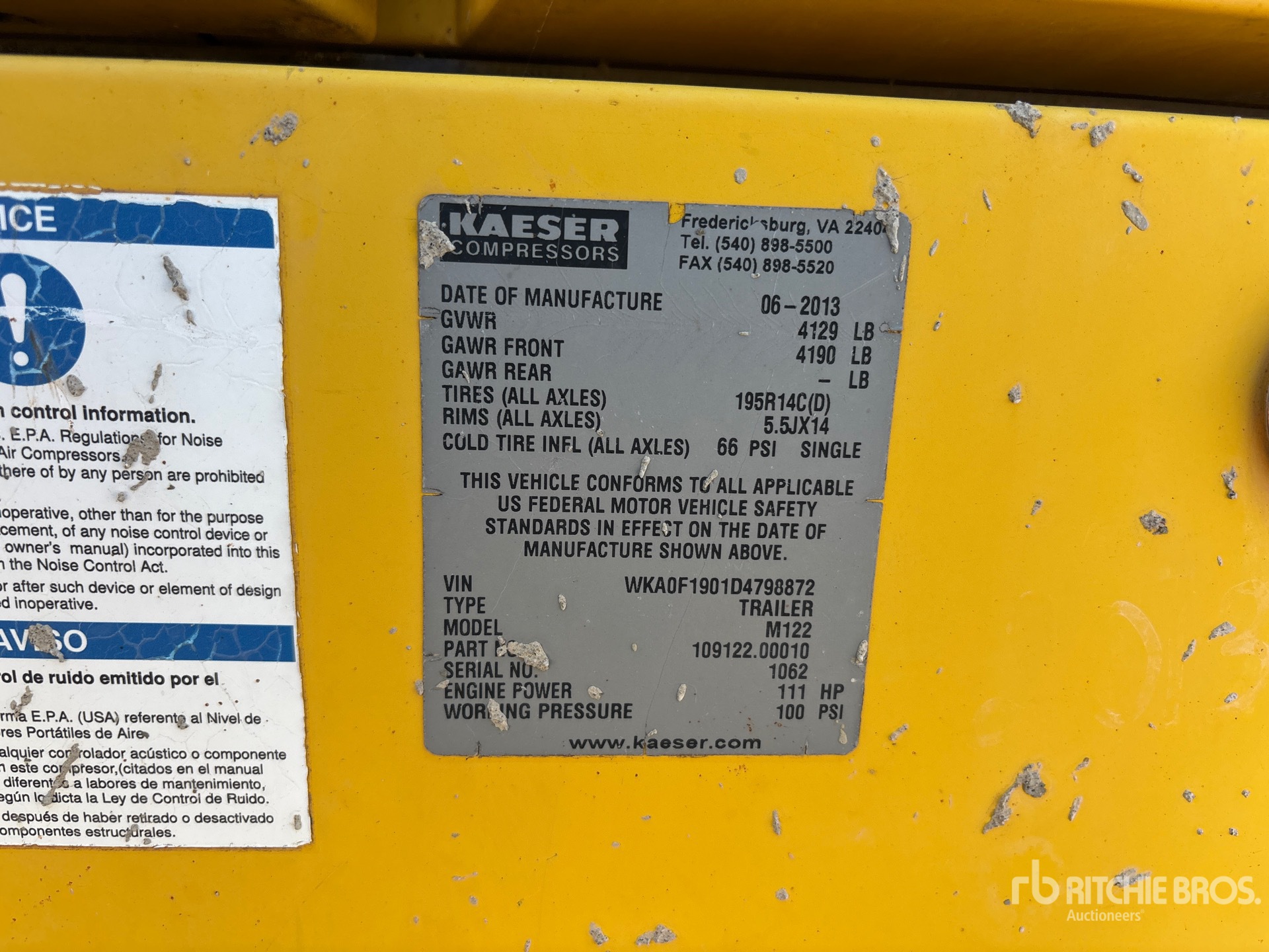 2013 Kaeser M122