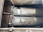 Chassis with Concrete Pump Cylinders