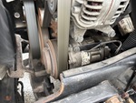 Engine with A/C Compressor