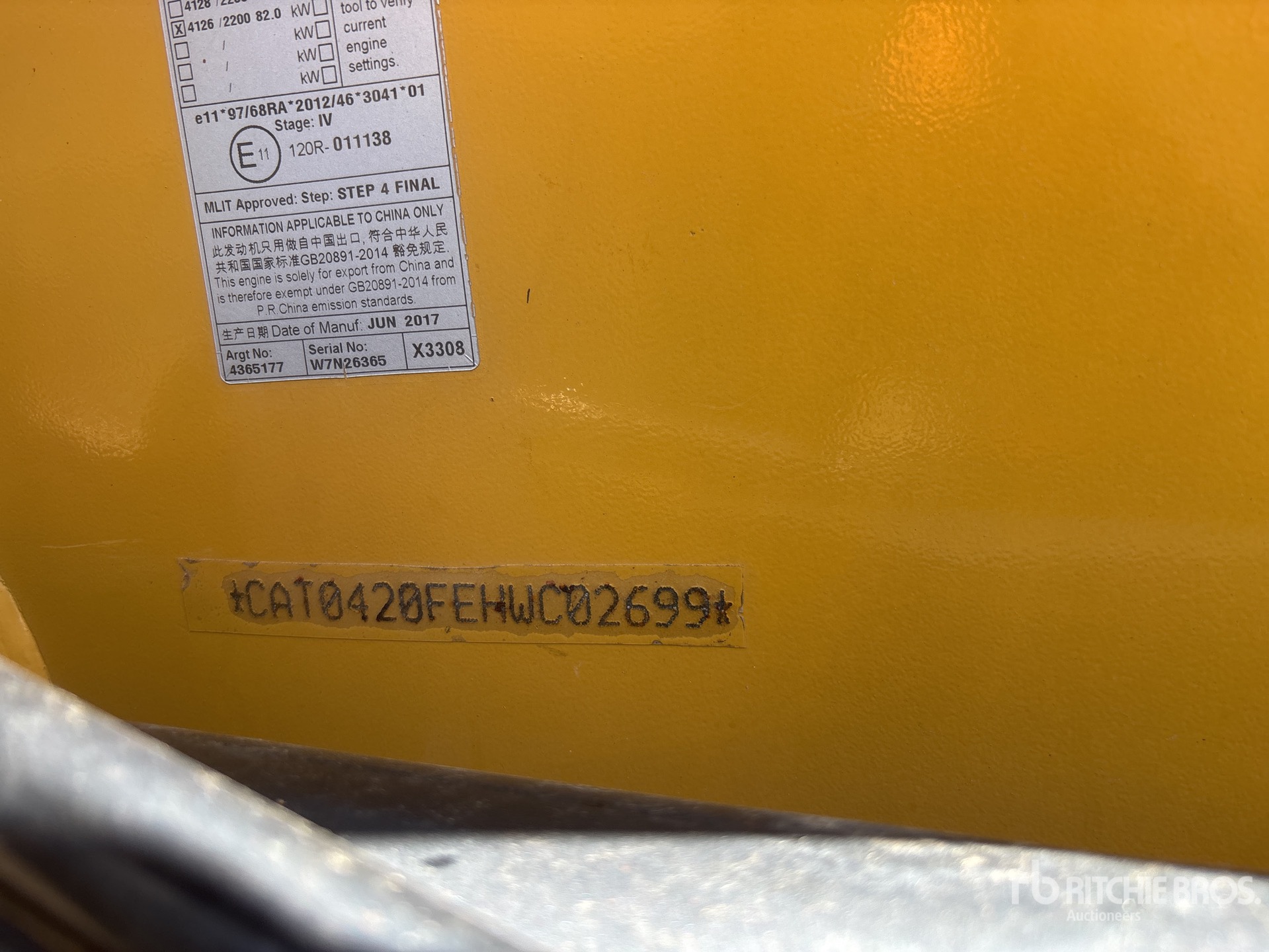 Photo of a 2017 Caterpillar 420F2