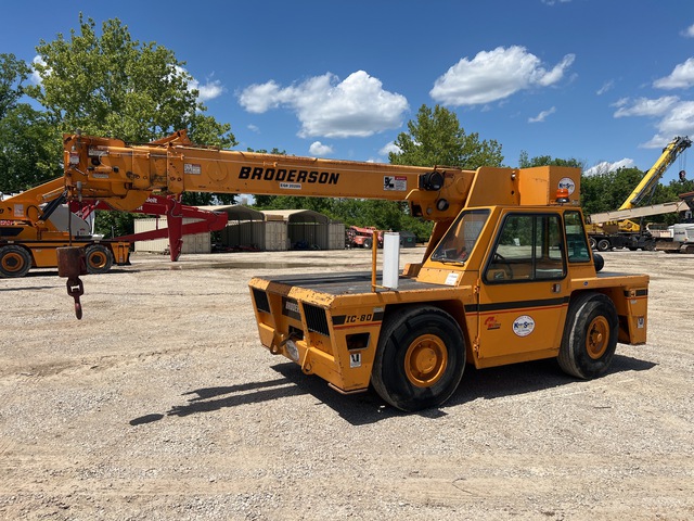2004 Broderson IC803G 9 ton 4x4x4 Carry Deck Crane