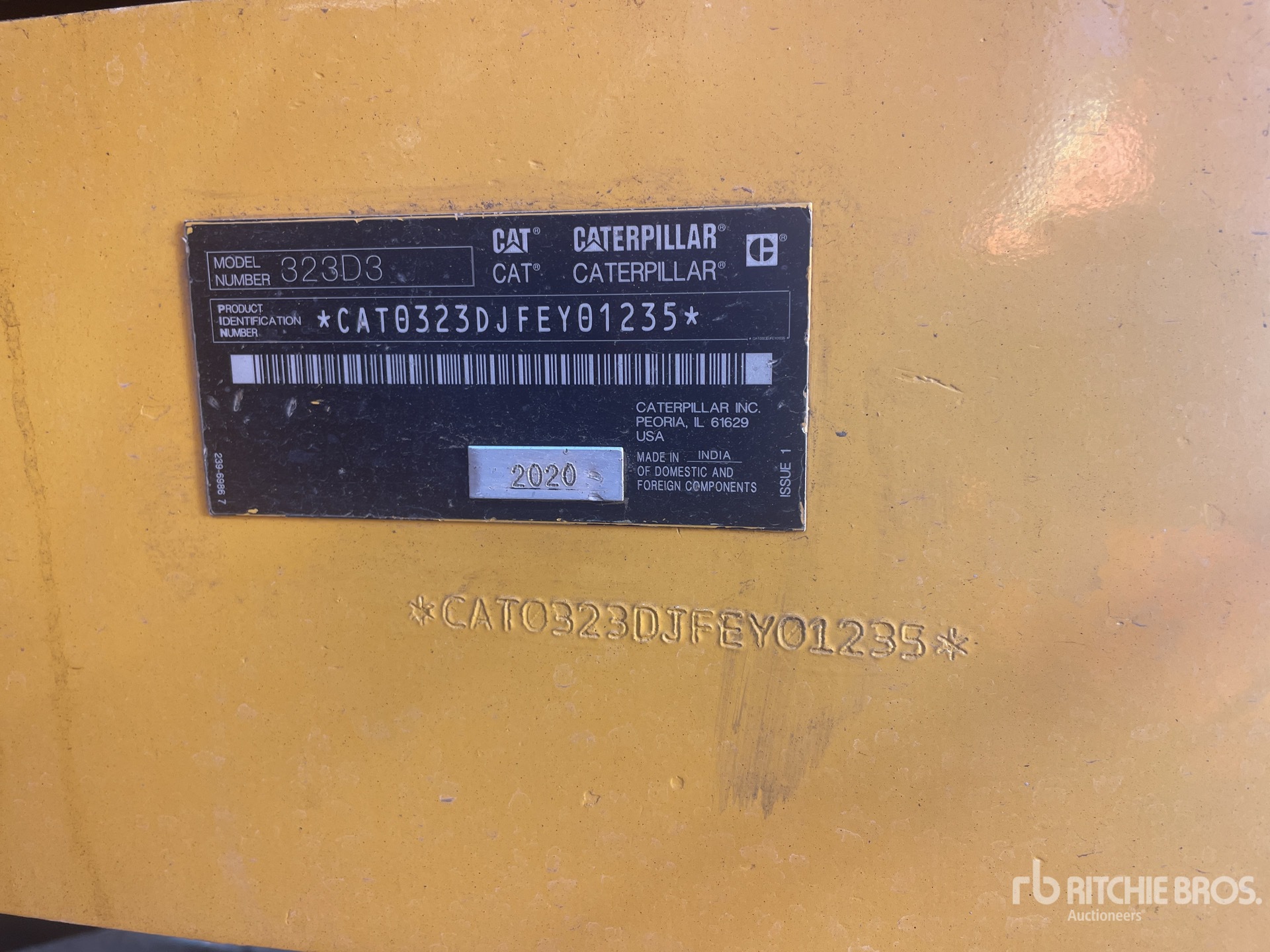 Photo of a 2020 Caterpillar 323D3