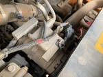Engine with A/C Compressor