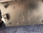 Trailer Chassis with License Plate Light Functional