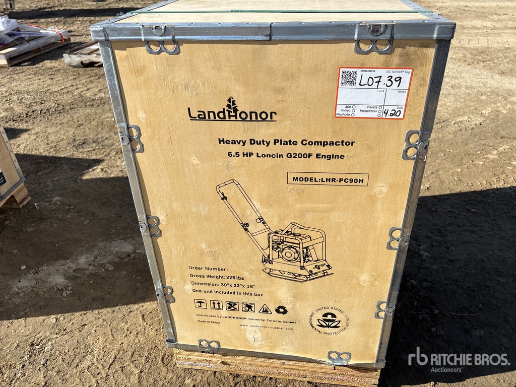 Landhonor LHR-PC90 Vibratory Plate Compactor | Ritchie Bros