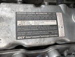 Engine with Emission Label