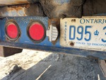Trailer Chassis with License Plate Light Functional