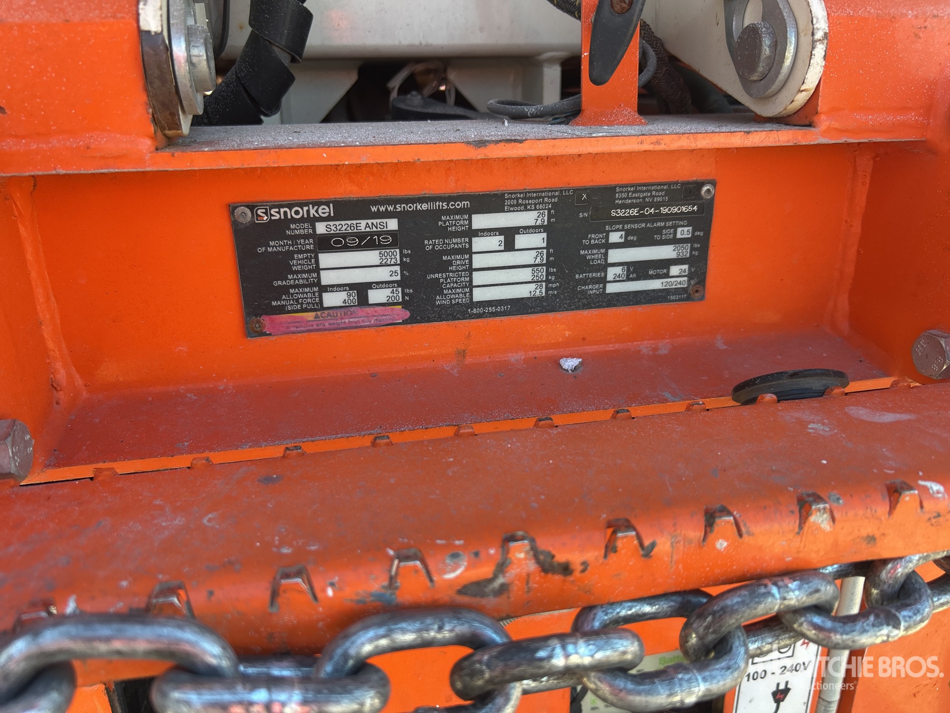 Photo of a 2019 Snorkel S3226E