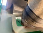 Feeder with Abführbandrollen