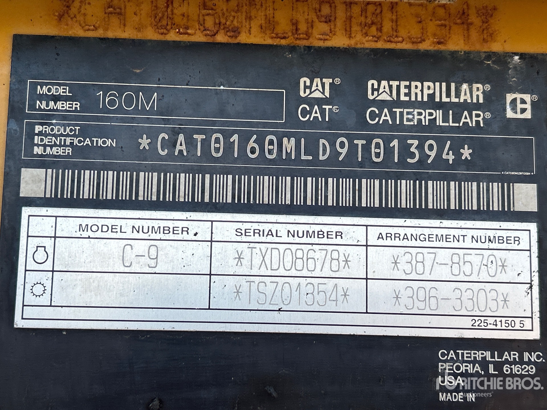 Photo of a 2015 Caterpillar 160M VHP