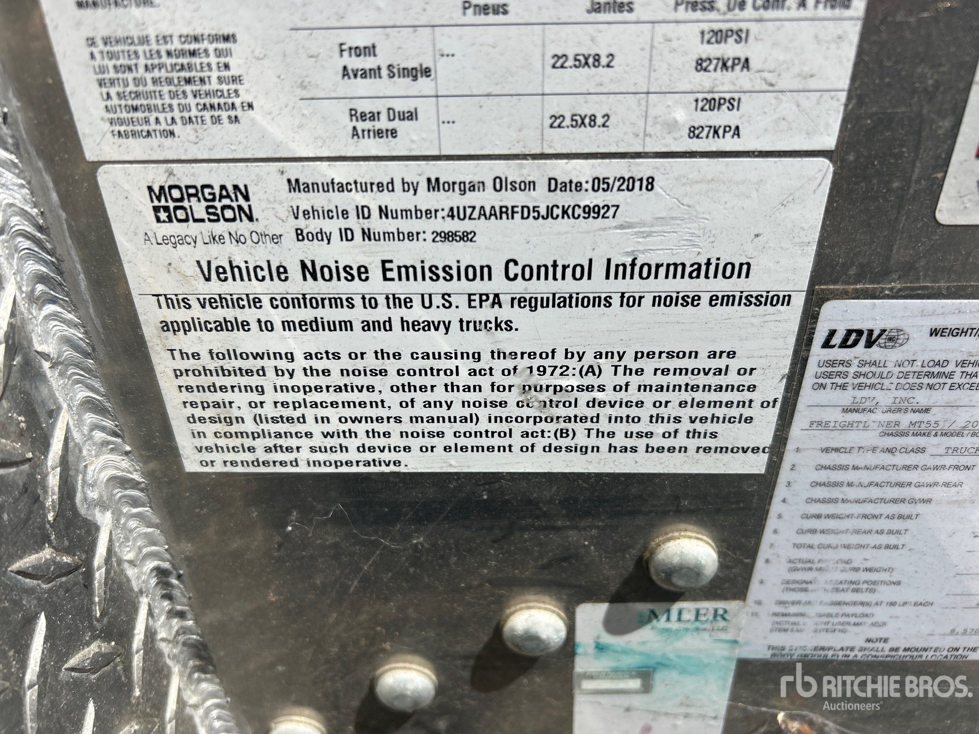 2018 Freightliner MT55