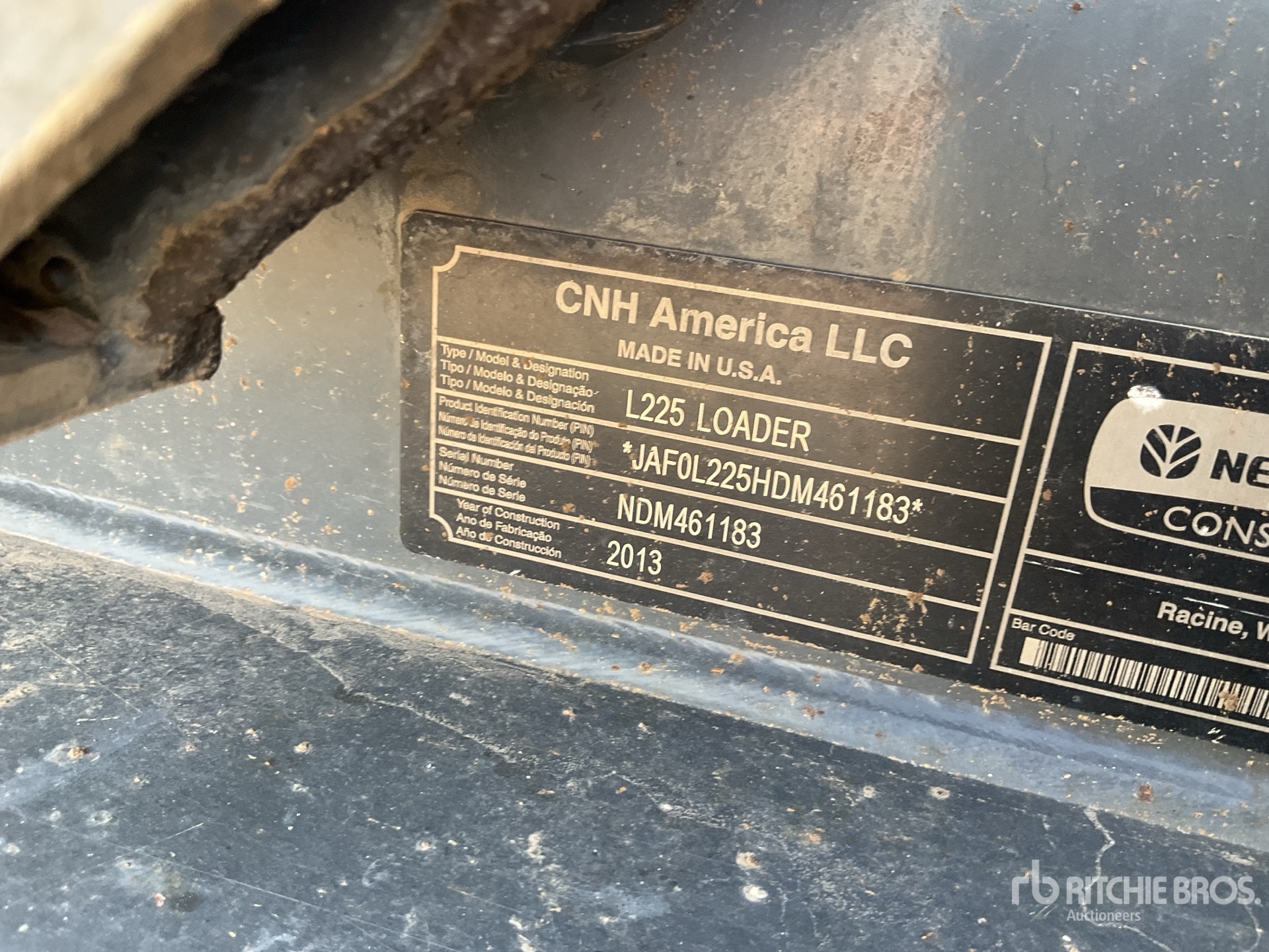 Photo of a 2013 New Holland L225