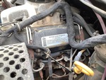Engine with Emission Certification Label