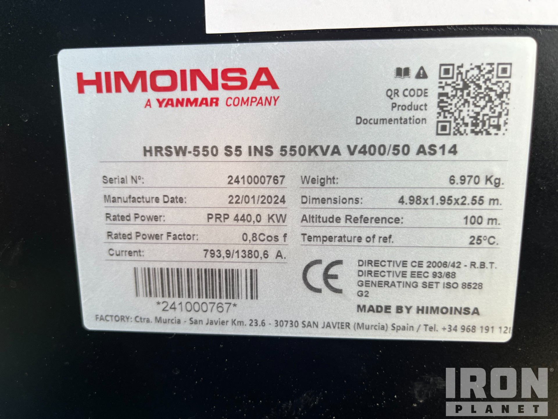 2024 Himoinsa HRSW-550 S5 INS